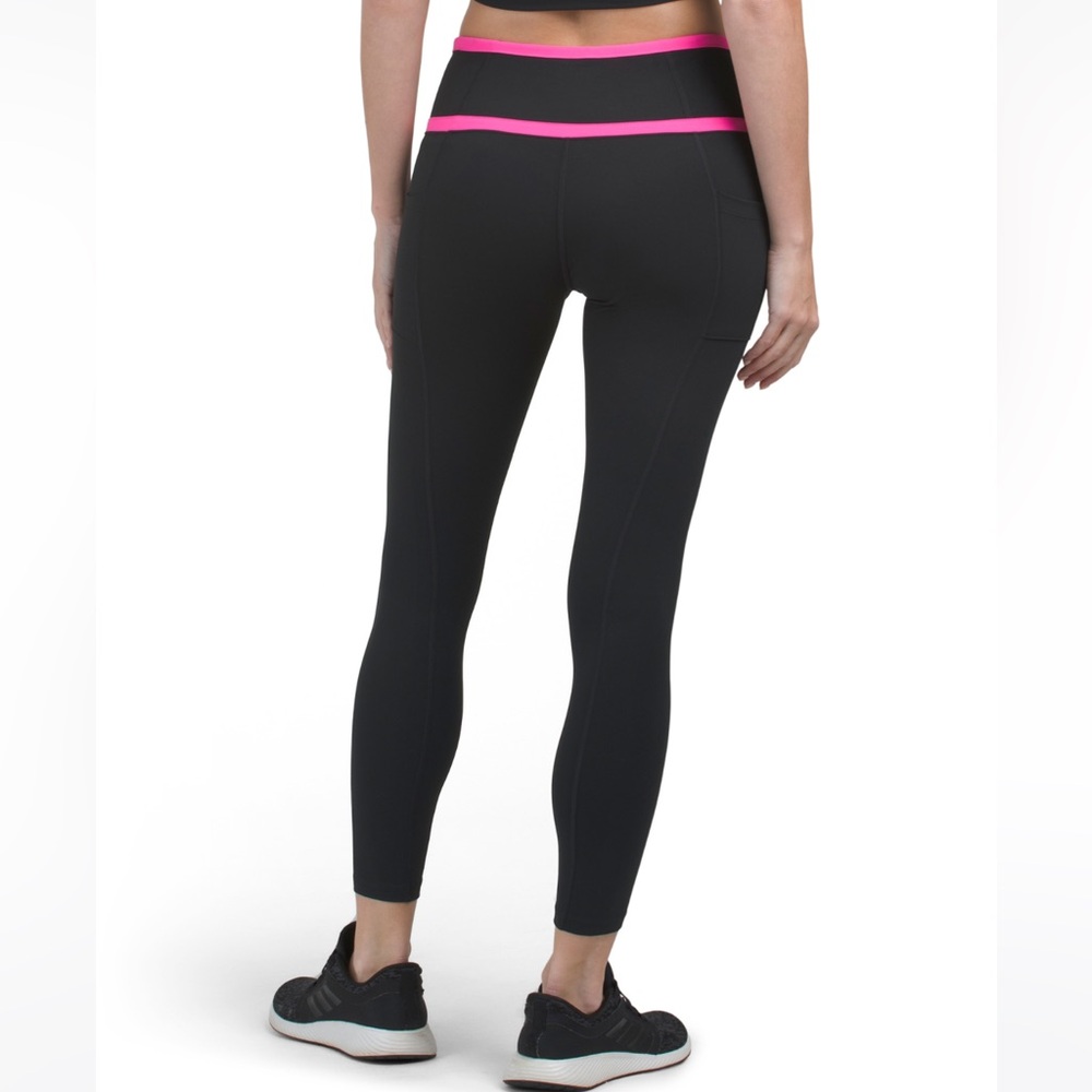 ๐ Contrast Piped High Waist Leggings Juicy Couture Medium NWT - Picture 2 of 12